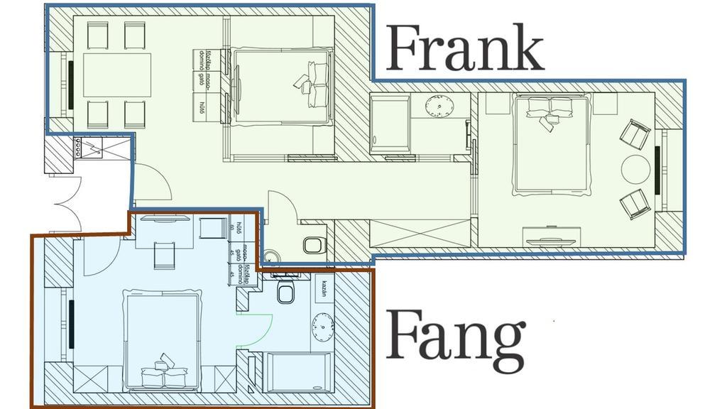 Frank & Fang Apartments Budapest Eksteriør billede